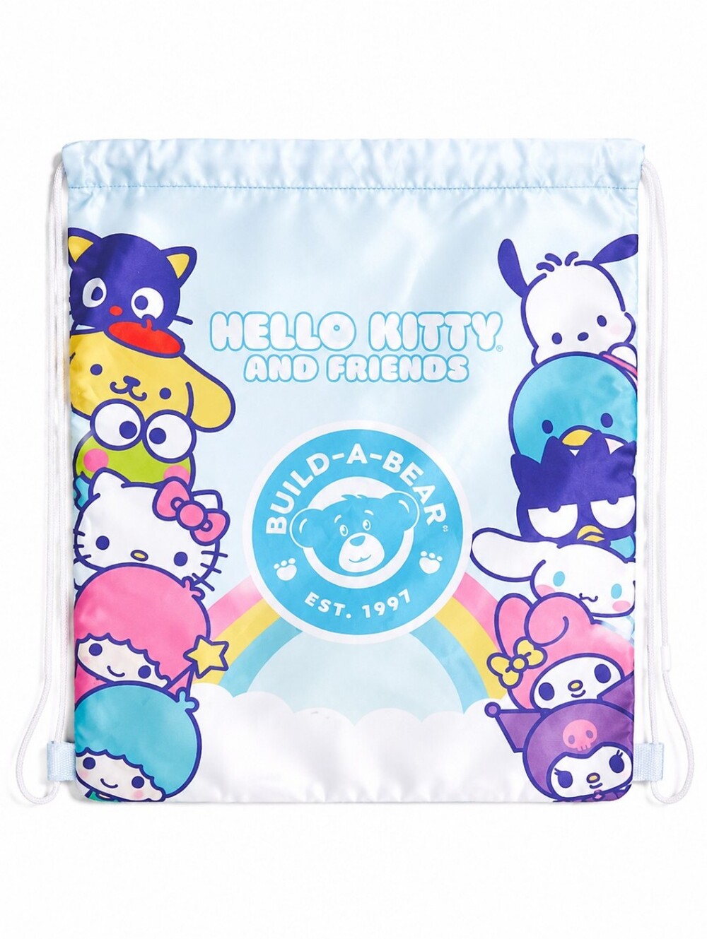 Build-A-Bear Hello Kitty And Friends Drawstring Bag Toy Bear Carrier NWT Sanrio